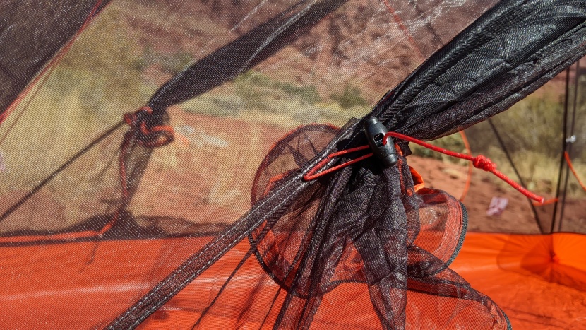 the paracord and cord lock door holders are unconventional but...