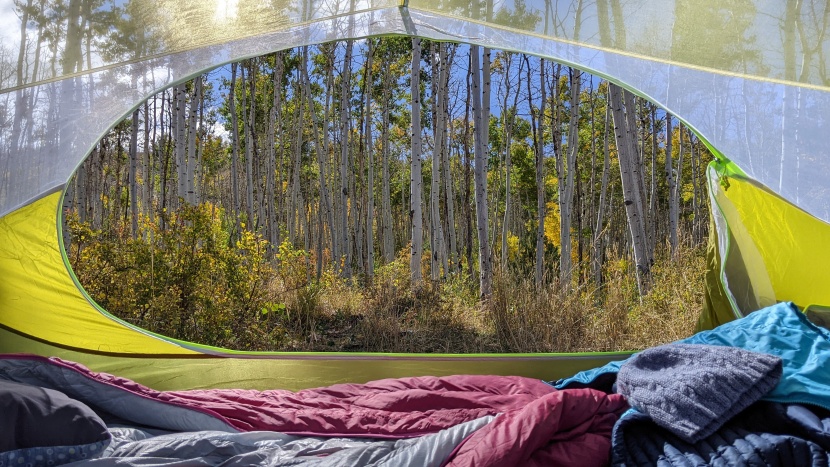 nemo aurora 2 - we love relaxing in this spacious tent, especially in nice weather.