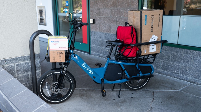 electric bike - all about convenience, the abound can haul it all and still fit in a...