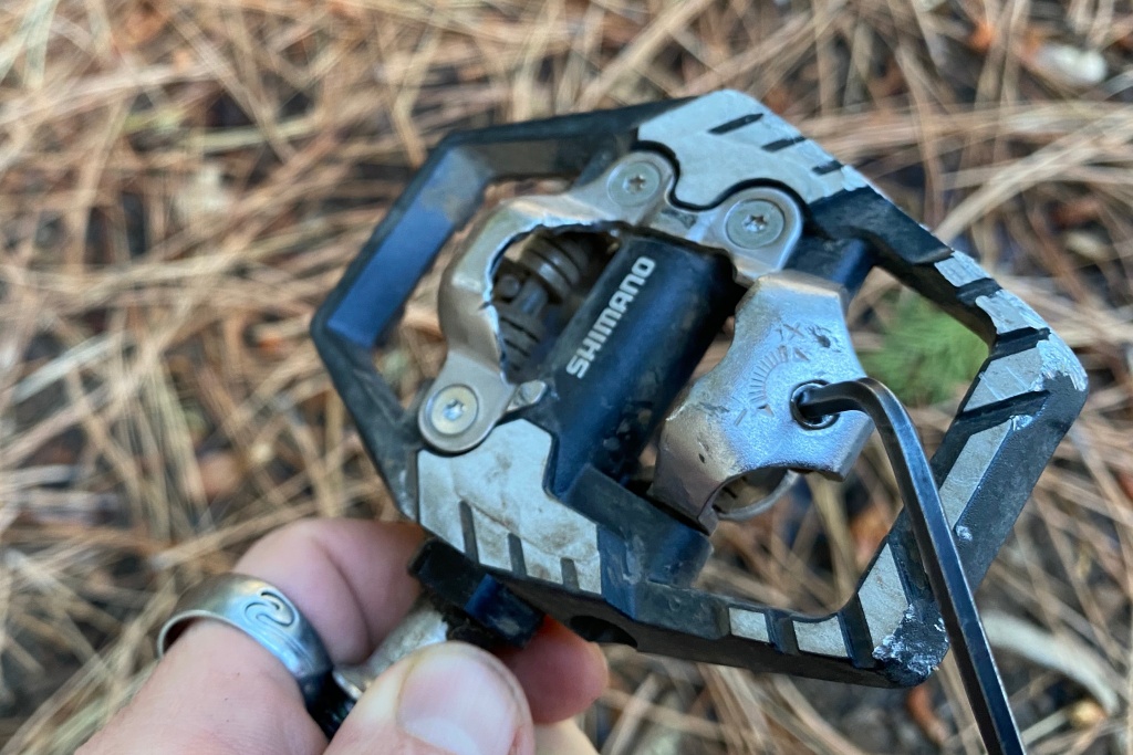 bike pedals - clipless mountain bike pedals generally have adjustable tension. on...