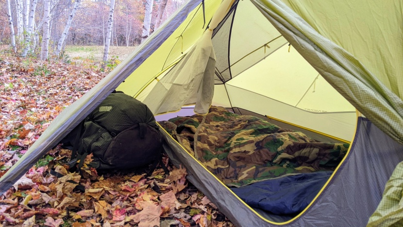 nemo dragonfly osmo 2 - the dragonfly gives you enough room to sleep two, but it&#039;s a cozy fit.