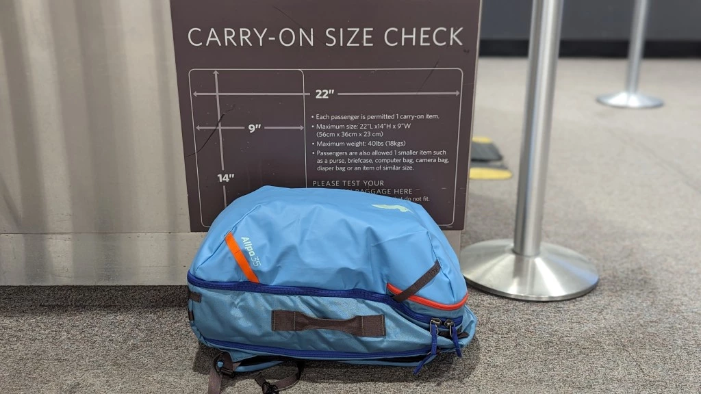 cotopaxi allpa 35l travel backpack review - it probably won&#039;t fit under the seat in front of you, but the allpa...
