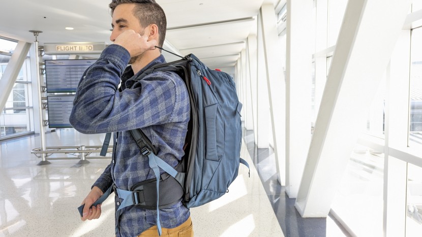 the farpoint is a comfortable option for hauling heavy packing...