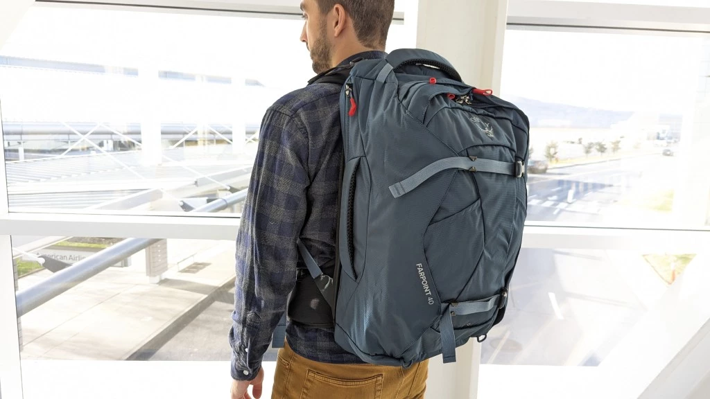 osprey farpoint 40 travel backpack review - the farpoint works much better on your back than on the ground; the...