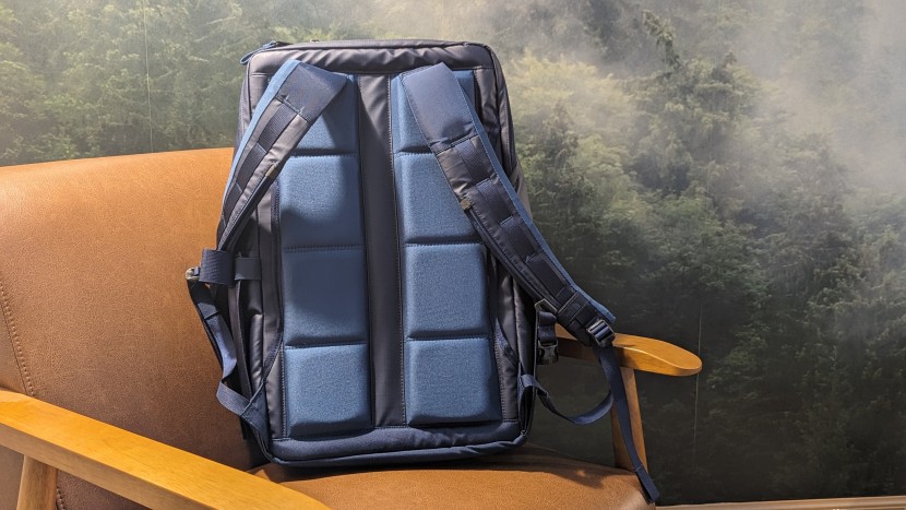 the firm padding is comfortable, though the straps on the voyager...