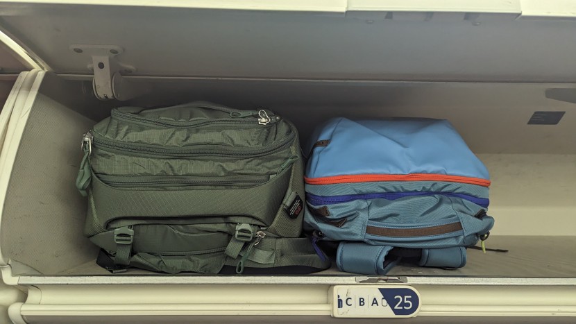 travel backpack - overhead bin space can come at a premium; having a bag that...