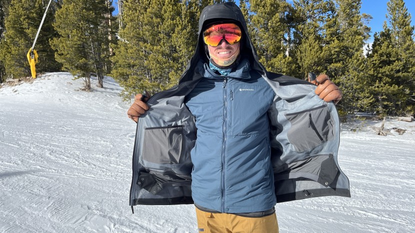 arc&#039;teryx sabre jacket - the sabre features two internal stash pockets, one of which has a...