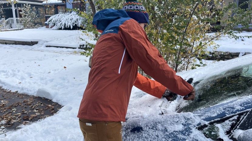 hardshell jacket - the ortovox ortler 3l is a stretchy hardshell with good...