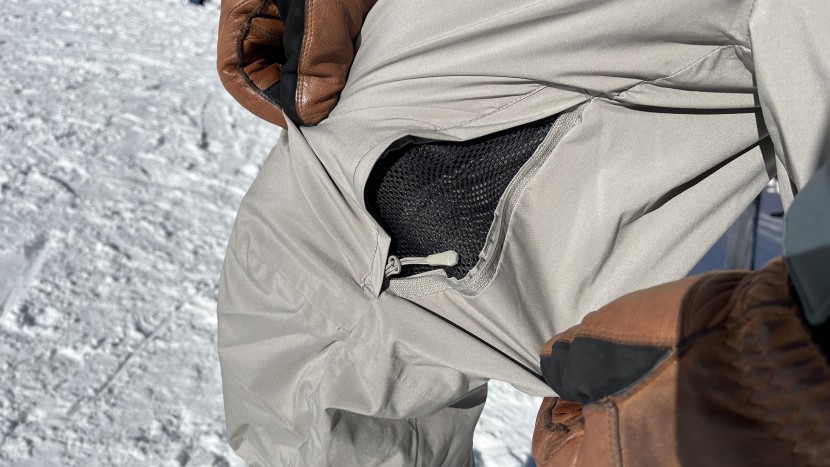 small mesh-lined vents in the inner thigh allow some air movement in...