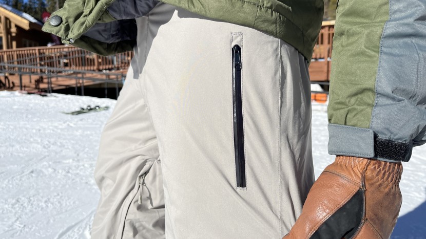 a protective hardshell fabric and waterproof zippers provide enough...