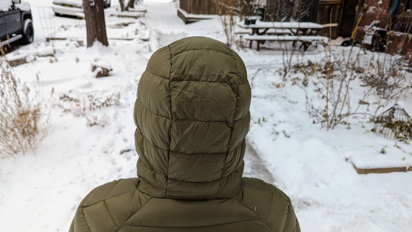 wantdo packable down hoody - it has a hood to prevent heat loss out your noggin, but you can&#039;t...