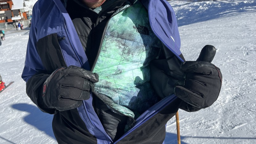 the north face thermoball eco snow triclimate - the inner synthetic layer is fairly warm, but not warm to provide...