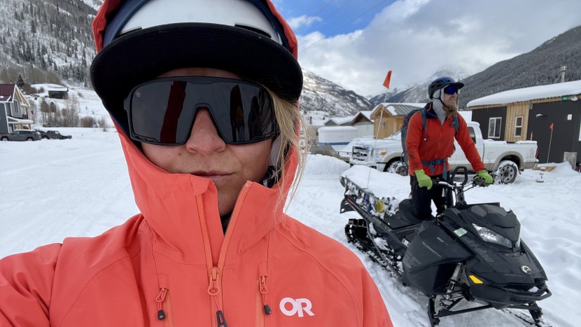 outdoor research microgravity for women - the microgravity did the trick for sealing out wind and driving snow...