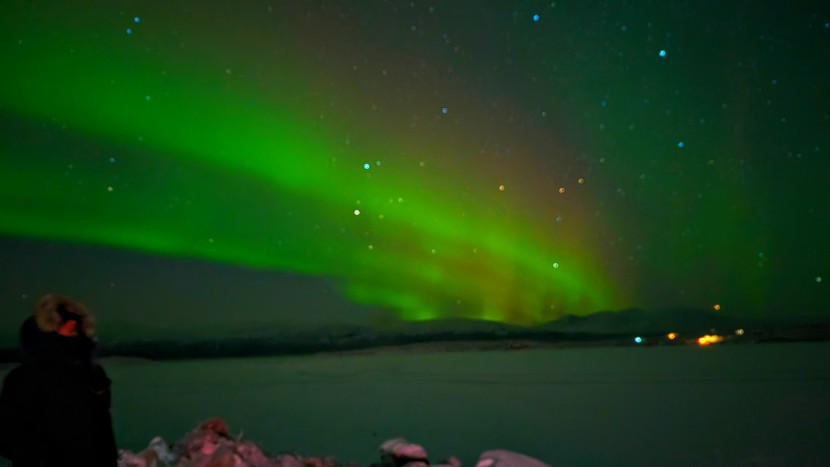 fjallraven nuuk parka - standing in -10 degrees f gazing at the northern lights. with the...