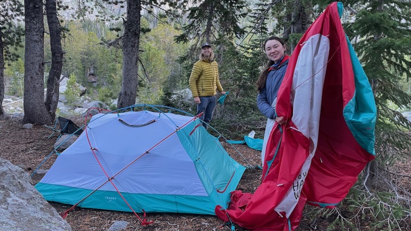 mountain hardwear trango 2 - when you&#039;re horse-packing into the wind river wilderness, the weight...