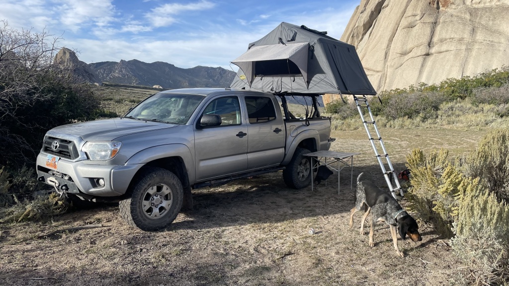 Smittybilt overlander tent discount tacoma