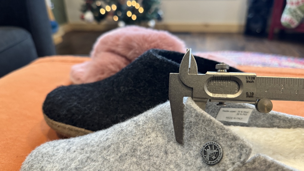 slippers womens - we measured the comparative upper thickness during our breathability...