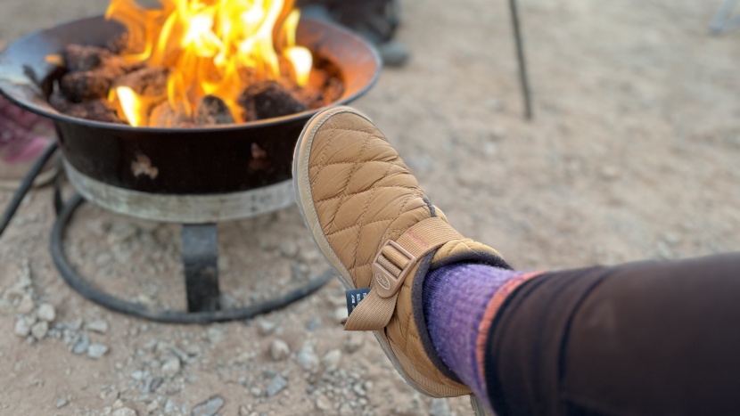 while thin, the chaco ramble puff is very warm and turned into our...
