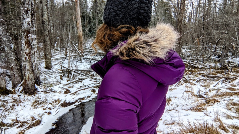 winter jacket womens - the marmot montreal features flattering baffles along with stylish...