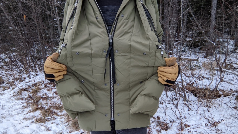 orolay thickened down - the jacket&#039;s possibly overly complicated construction seems pretty...