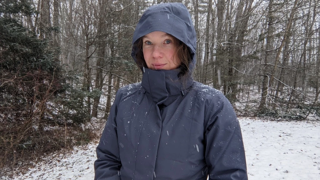 winter jacket womens - the patagonia tres is waterproof with a highly-adjustable hood that...