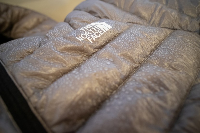 down jacket men - hydrophobic down resists being compressed by water as quickly as...