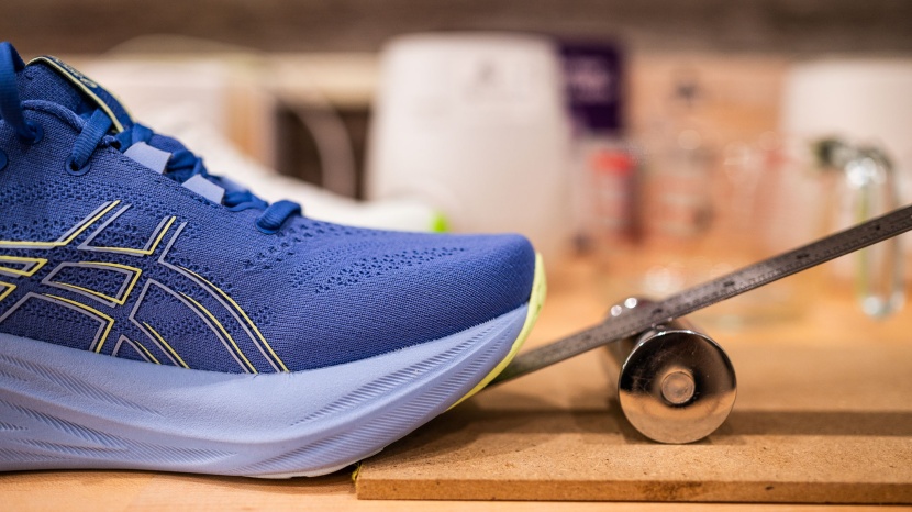 asics gel-nimbus 26 for women - the forefoot is designed for strong energy return, but when married...