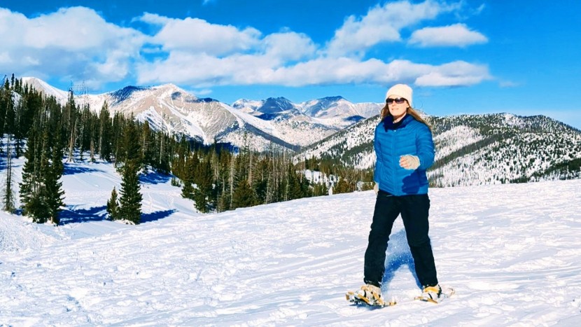 we tested our snowshoes in the snows of different ranges in the...