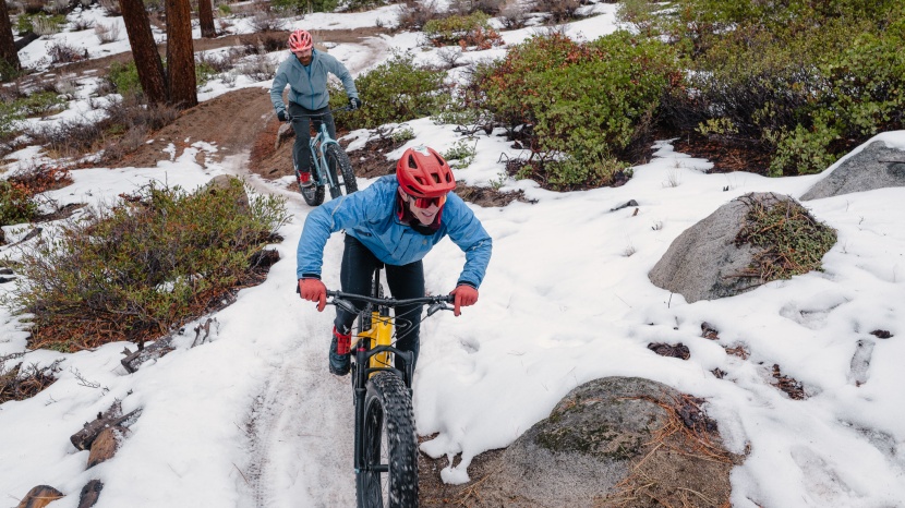 trek farley 7 - climbing feels less rewarding on a heavier bike, but the traction is...