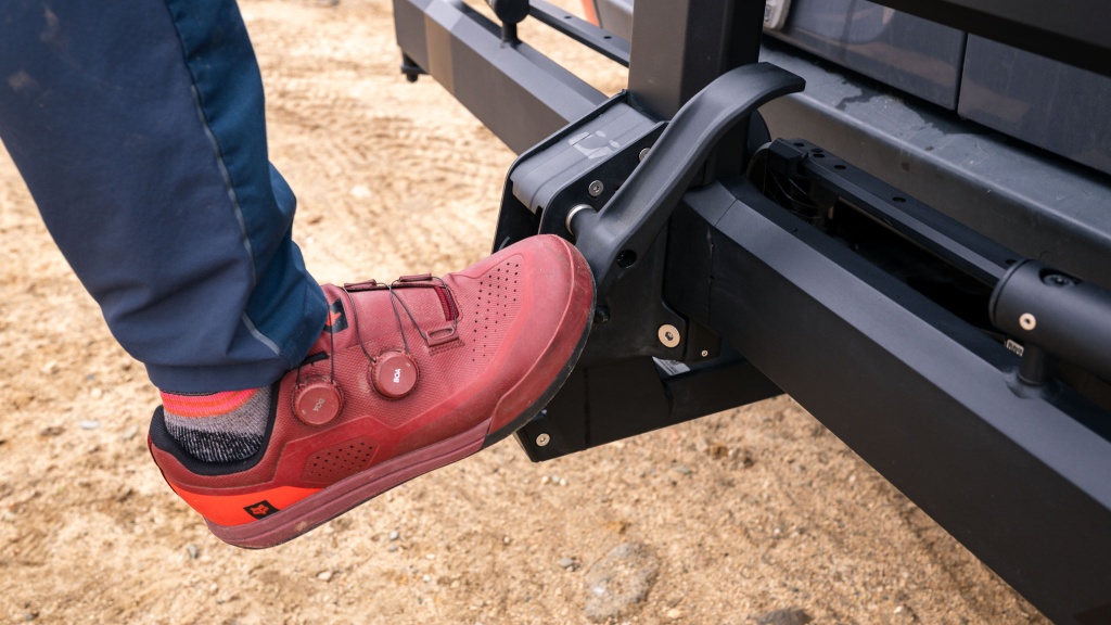 kuat piston pro - delightfully simple to release, unless you're on a steep incline...