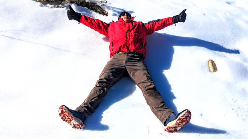 down jacket - a good winter jacket has lots of insulation to keep you warm in...