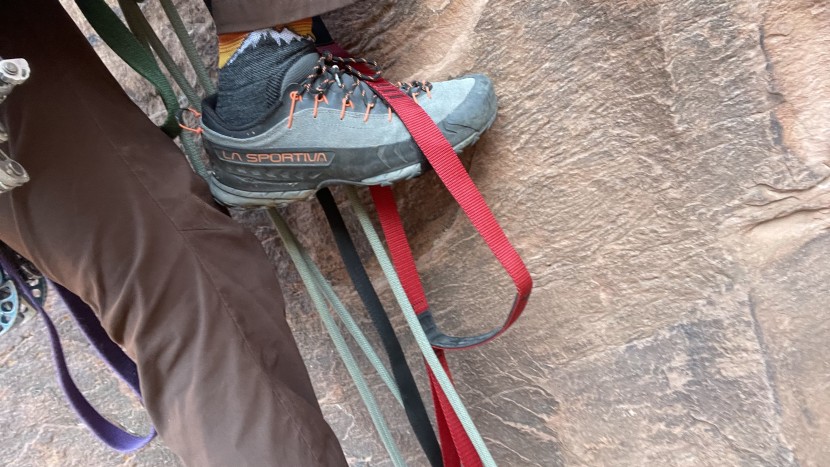 aider - stepping high in the sub steps of the metolius 5 step aiders. these...