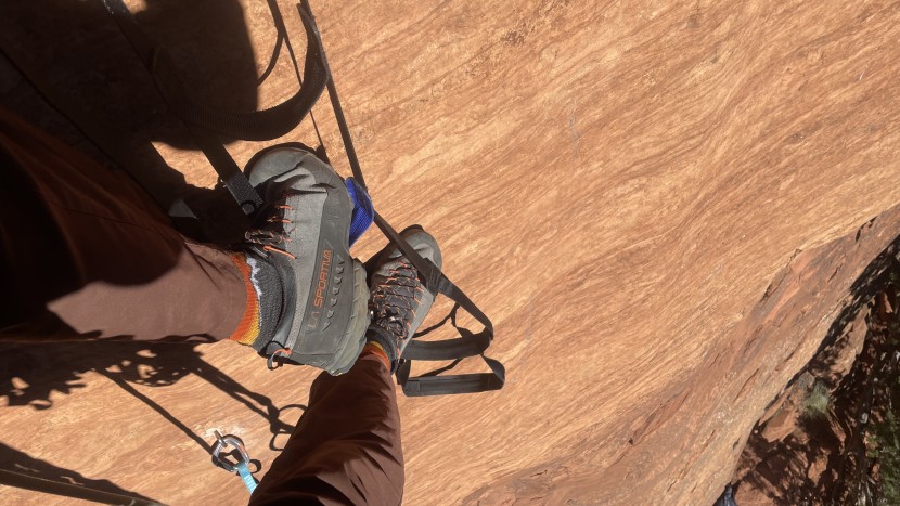 aider - with 1.75&quot; wide steps, the yates big wall ladder offers the comfiest...