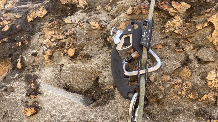 ascender - technically, you can rappel with the grivel a&amp;amp;d, but it didn&#039;t...