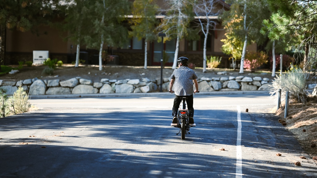 cargo bike - boasting an impressive range, the little kbo just kept going.