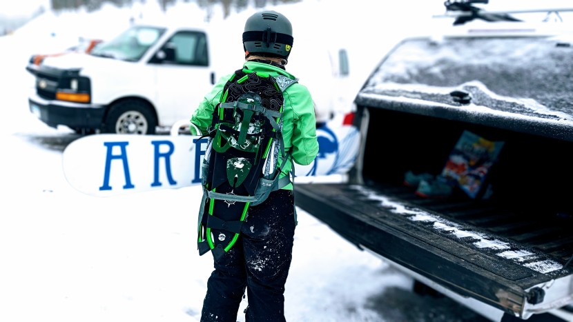 the bindings lay reasonably flat on the shoe, so we found it easy to...