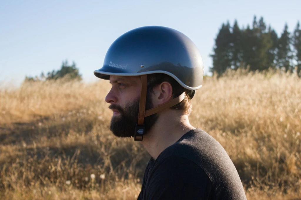 bike helmet - the skate-style thousand heritage helmet sports a unique look.