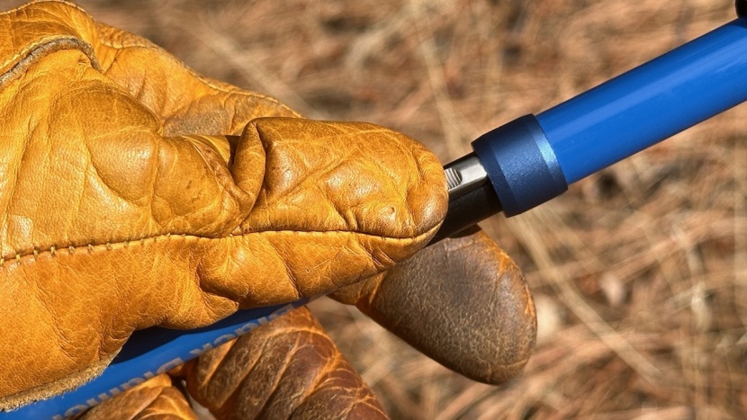 trekking poles - the distance z poles have a great button that makes the pole quick...