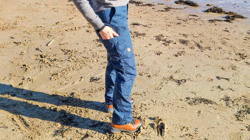 fjallraven vidda pro trousers for women - the main pocket is large enough for a phone, a small notebook, and...