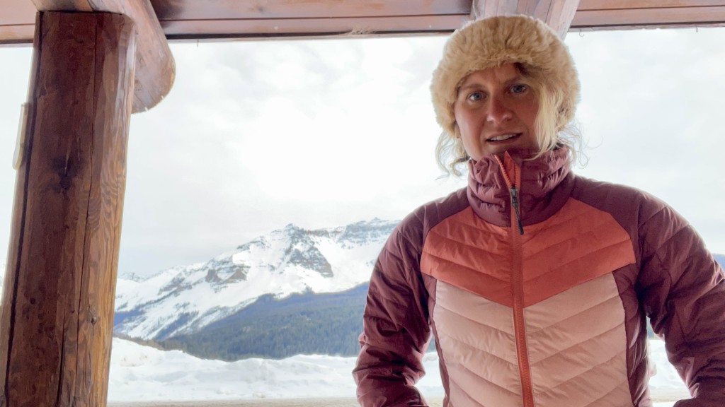 insulated jacket womens - the columbia powder lite kept us warm with its high collar, and...