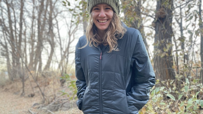 down jacket - a great synthetic insulated jacket will keep you warm even when wet...