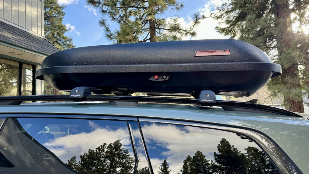 yakima rocketbox pro 14 - the rocketbox pro 14, installed and ready to go.