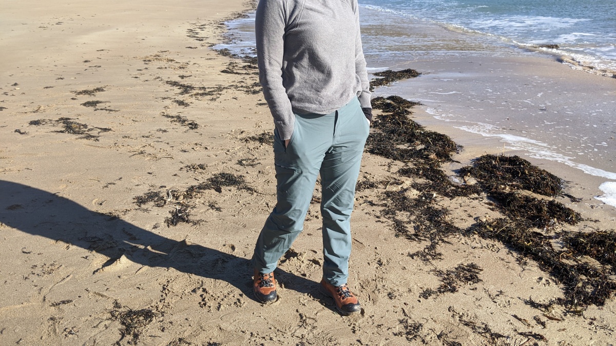 Arc'teryx Gamma Pant - Women's Review (We stood by the North Atlantic on a windy day to test the pant's wind resistance. They did very...)