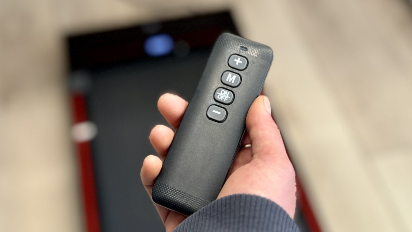 sperax walking pad treadmill - the radio frequency remote is simple and easy to use.