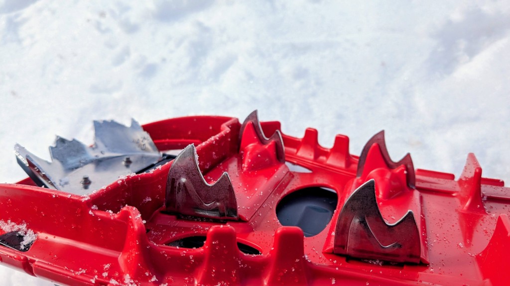 snowshoes womens - the large crampon spikes on the hyperflex elite keep you from...
