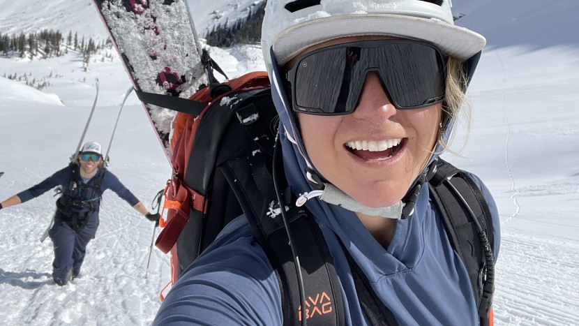 ortovox litric freeride 28l - even though we often prefer an a-frame carry (as seen on our partner...