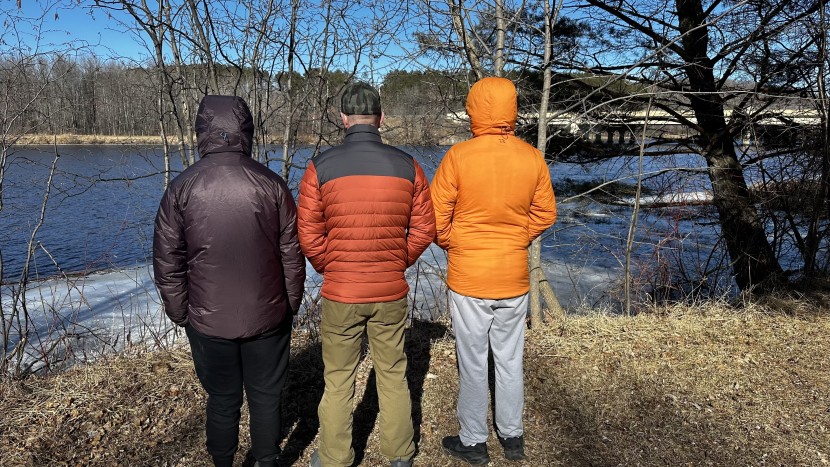 insulated jacket - insulation type, hood option, and hem length all impact the warmth...