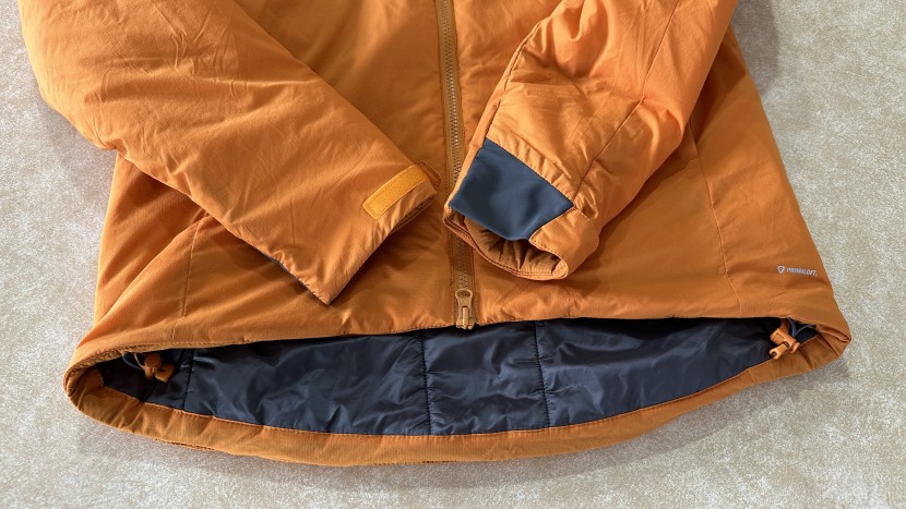 rab xenair alpine - the xenair alpine offers elastic cuffs with velcro adjustment, dual...