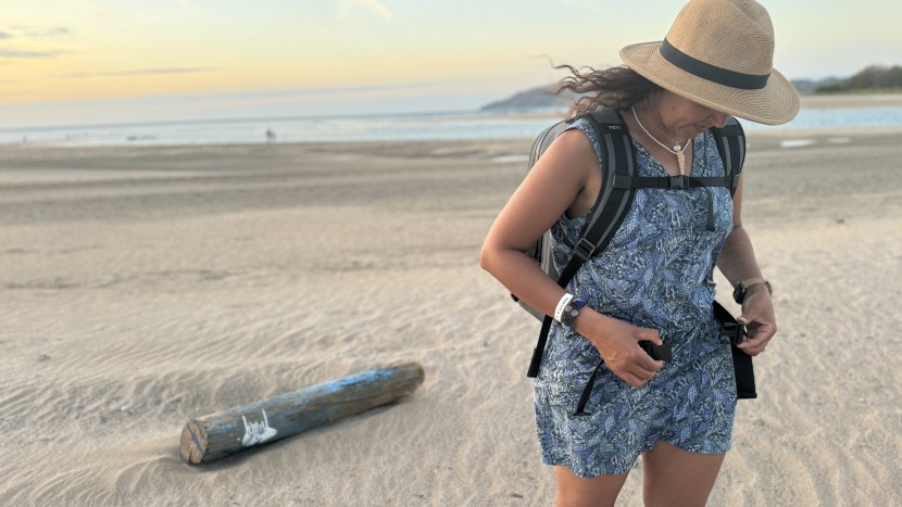 dry bag - the waist strap of the panga backpack can be added or removed easily...