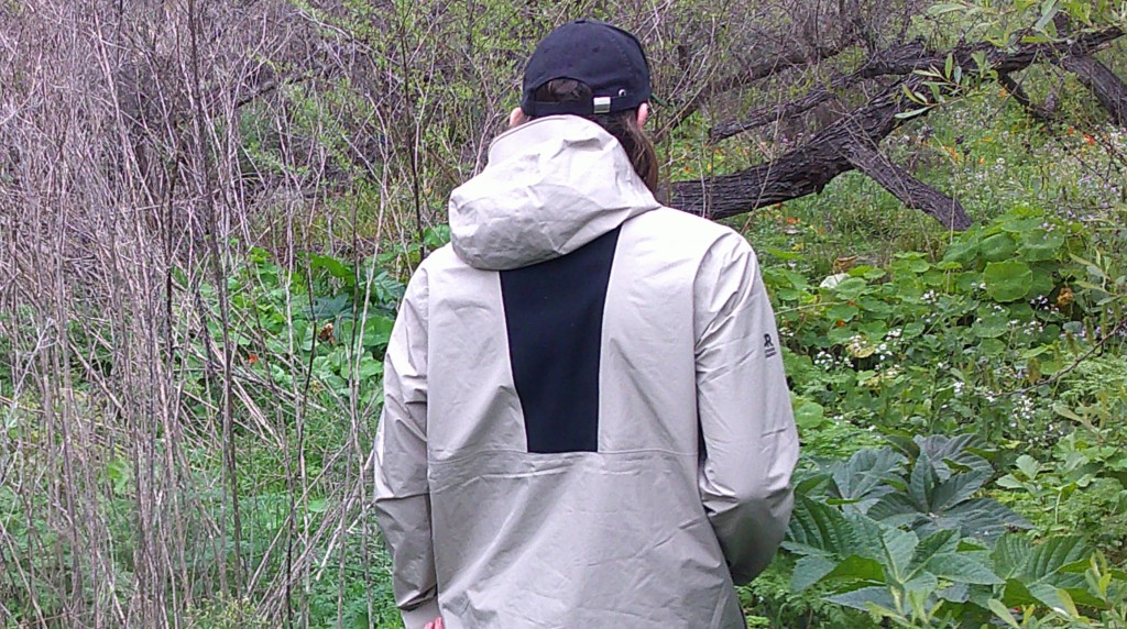 rain jacket men - the stretch panel on the foray super stretch also provides great...